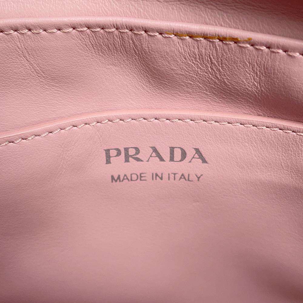 Prada Chain Shoulder Diagram Leather Bag Crossbody - Picture 12 of 12